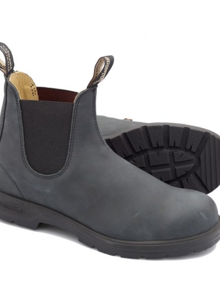 Blundstone 587 Classic Unisex Premium WaterResistant Leather587Rustic Black